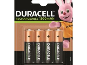 DURACELL - PILA RECARGABLE HR6 AA 1300mAh BLISTER*4