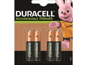 DURACELL - PILA RECARGABLE HR03 AAA 750mAh BLISTER*4