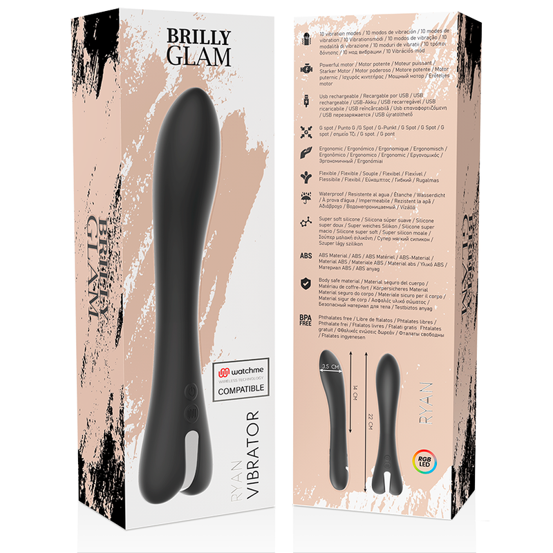 BRILLY GLAM - RYAN VIBRADOR + MANDO CONTROL REMOTO WATCHME - Imagen 7