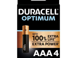DURACELL - OPTIMUM 200 PILA ALCALINA AAA LR03 BLISTER*4