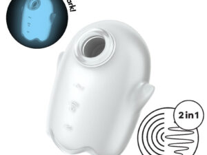 SATISFYER - GLOWING GHOST AIR PULSE & VIBRADOR AMARILLO