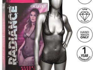 CALEXOTICS - RADIANCE BODY CON CAPUCHA Y ESCOTE EN V PRONUNCIADO TALLA GRANDE
