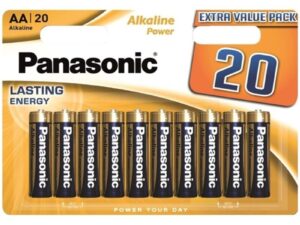 PANASONIC - BRONZE PILA ALCALINA AA LR6 BLISTER*20