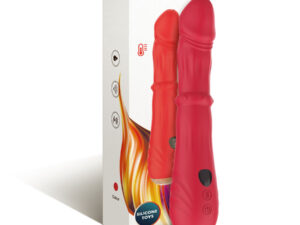 ARMONY - DILDO VIBRADOR ESTIMULADOR PUNTO A TERMOAJUSTABLE ROJO