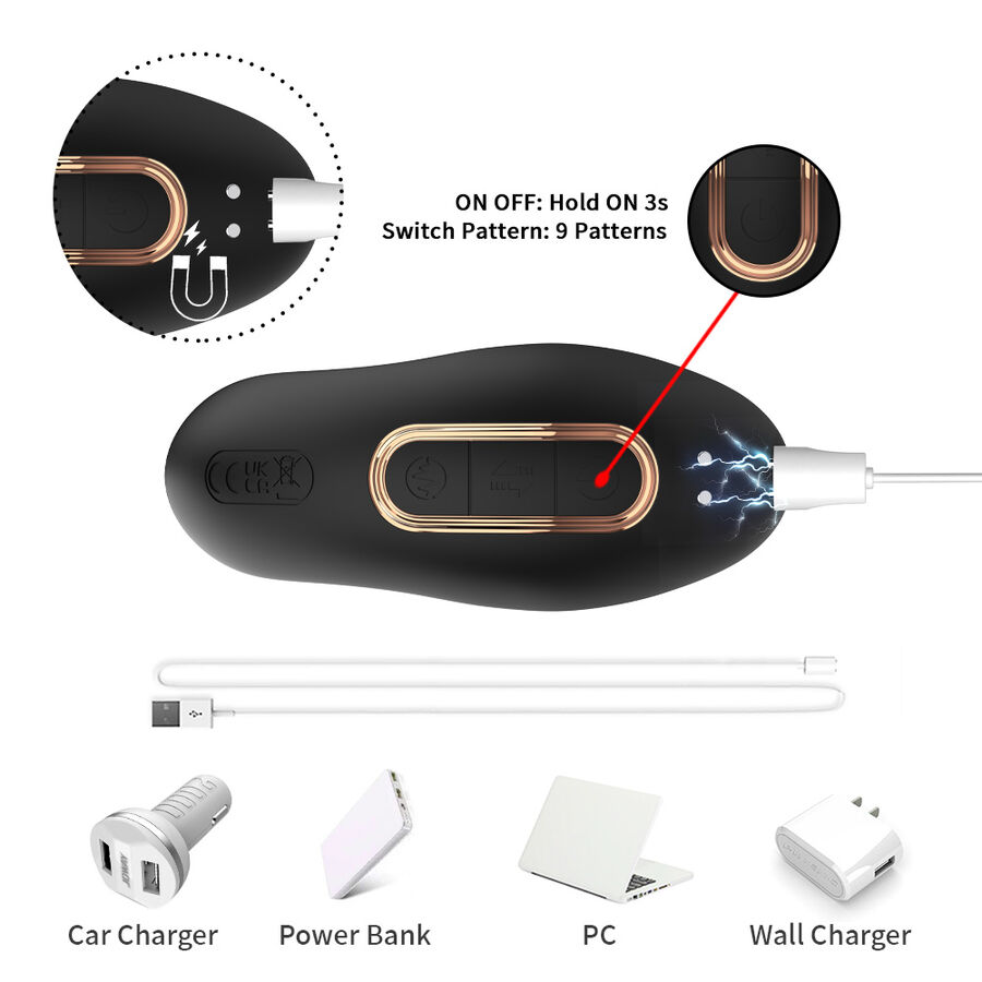 ARMONY - VIBRADOR ANAL PRÓSTATA CONTROL REMOTO NEGRO - Imagen 3