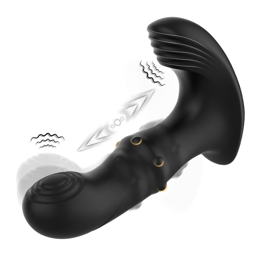 ARMONY - VIBRADOR ANAL PRÓSTATA CONTROL REMOTO NEGRO - Imagen 2