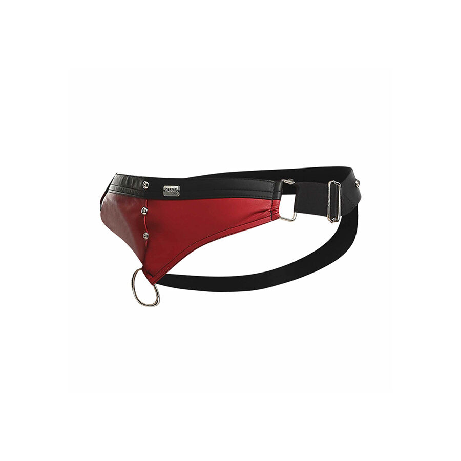 MOB - DNGEON JOCKSTRAP ANILLO PARA EL PENE ROJO TALLA ÚNICA - Imagen 3