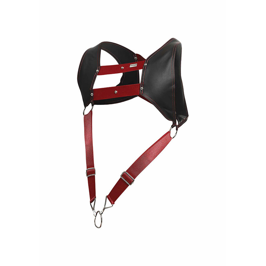 MOB - DNGEON ARNÉS CON ANILLO ROJO PARA EL PENE TALLA ÚNICAS - Imagen 4