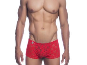 MOB - BOXER ENCAJE ROJO TALLA S/M