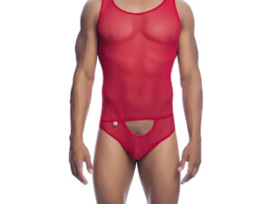MOB - BODYSHEER TRANSPARTE ROJO TALLA S/M