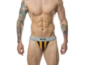 MOB - JOCK CLASICO STRIPE NARANJA TALLA S