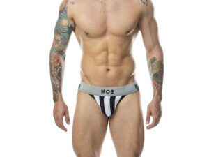 MOB - JOCK CLASICO STRIPE BLANCO TALLA S
