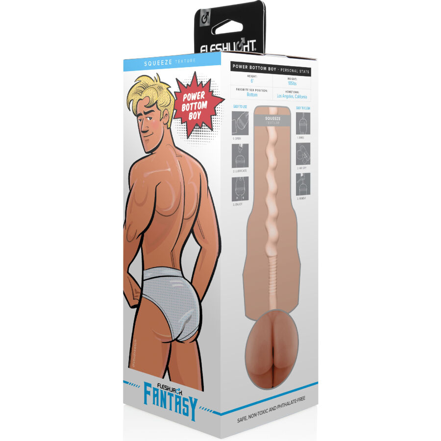 FLESHLIGHT FANTASY - MASTURBADOR POWER BOTTOM BOY ANO - Imagen 4