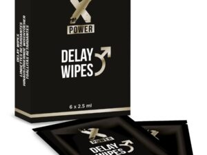 X POWER - DELAY WIPES TOALLITAS RETARDANTES 6 UNIDADES