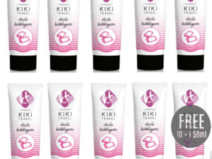 KIKÍ TRAVEL - LUBRICANTE SABOR A CHICLE 50ML 10 + 1 GRATIS