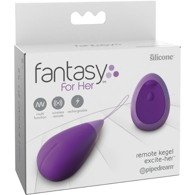 FANTASY FOR HER - HUEVO-MASAJEADOR CONTROL REMOTO EXCITE-HER - Imagen 6