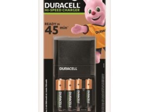 DURACELL - CARGADOR RAPIDO 45MIN. + 2xAA 1700mAh + 2xAAA 750mAh