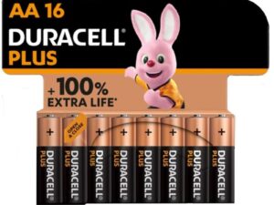 DURACELL - PLUS POWER 100 PILA ALCALINA AA LR6 BLISTER*16