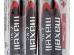 MAXELL - PILA SALINA MANGANESO AAA R03 RETRACTIL*4