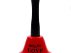 DIABLO PICANTE - CAMPANA DE MANO 'RING FOR LOVE' COLOR ROJO