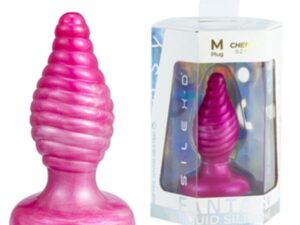 SILEXD - CHERRY PLUG ANAL FANTASY SILICONA LIQUIDA TERMOREACTIVO ROSA 9.2 CM