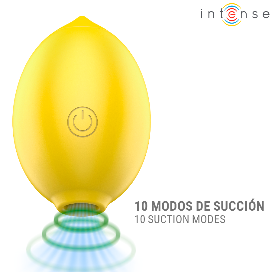 INTENSE - MONI ESTIMULADOR SUCCIONADOR DE CLÍTORIS LIMÓN - Imagen 2