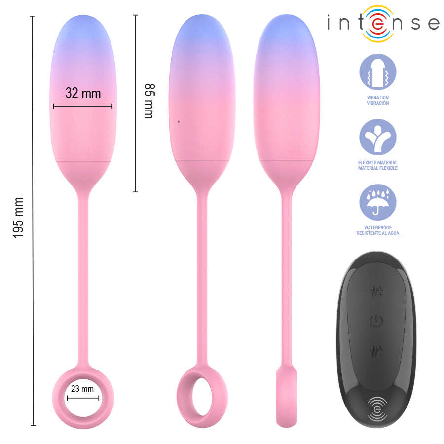 INTENSE - PAMELA VIBRADOR DE PUNTO G GRADIENTE - Imagen 3