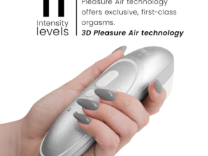 WOMANIZER - PRO VIBRANT ESTIMULADOR DE CLÍTORIS GRIS PLATA
