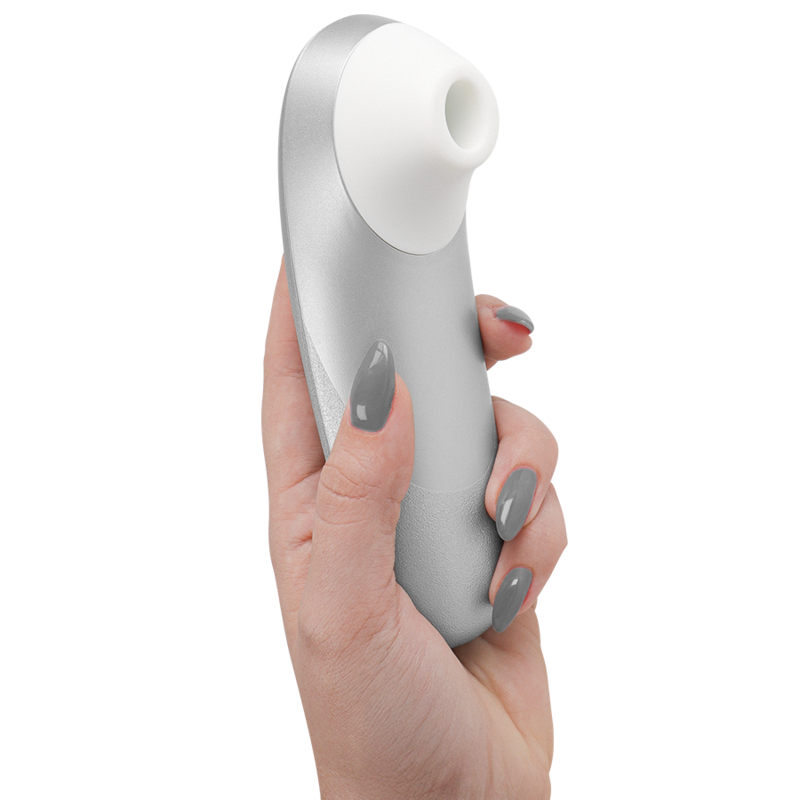 WOMANIZER - PRO VIBRANT ESTIMULADOR DE CLÍTORIS GRIS PLATA - Imagen 4