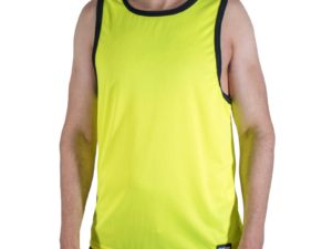 MACHO - CMV001 CAMISETA GYM AMARILLA S/M