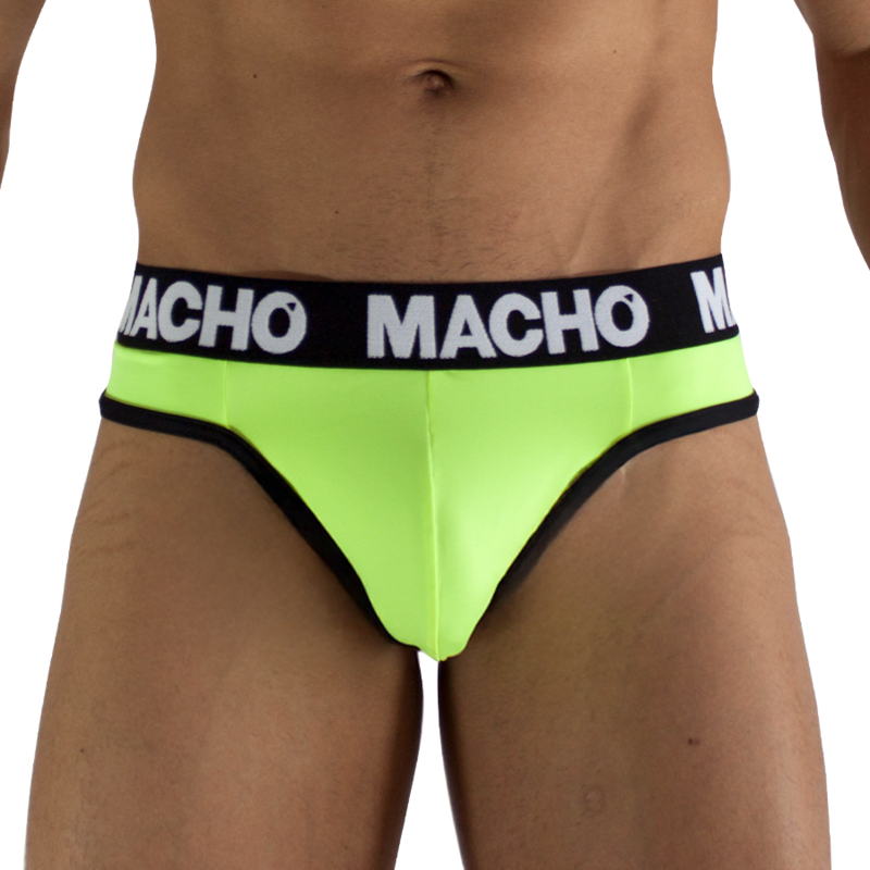 MACHO - MTG001 TANGA AMARILLO FLUOR S - Imagen 3