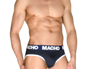 MACHO - MCH008 SLIP CLÁSICO AZUL MARINO S