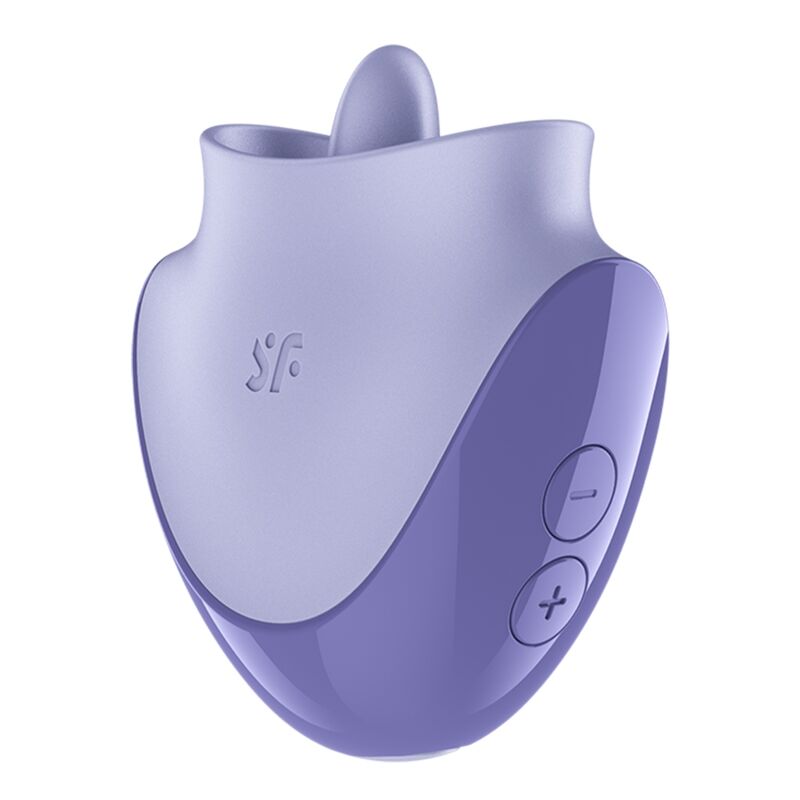 SATISFYER - TONGUE DANCER ESTIMULADOR CLITORIANO CON VIBRACIÓN Y PULSACIONES LILA - Imagen 2