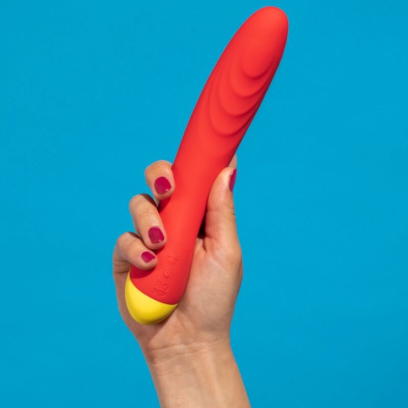 ROMP - HYPE VIBRADOR PUNTO G MULTIFUNCIÓN ROJO - Imagen 11