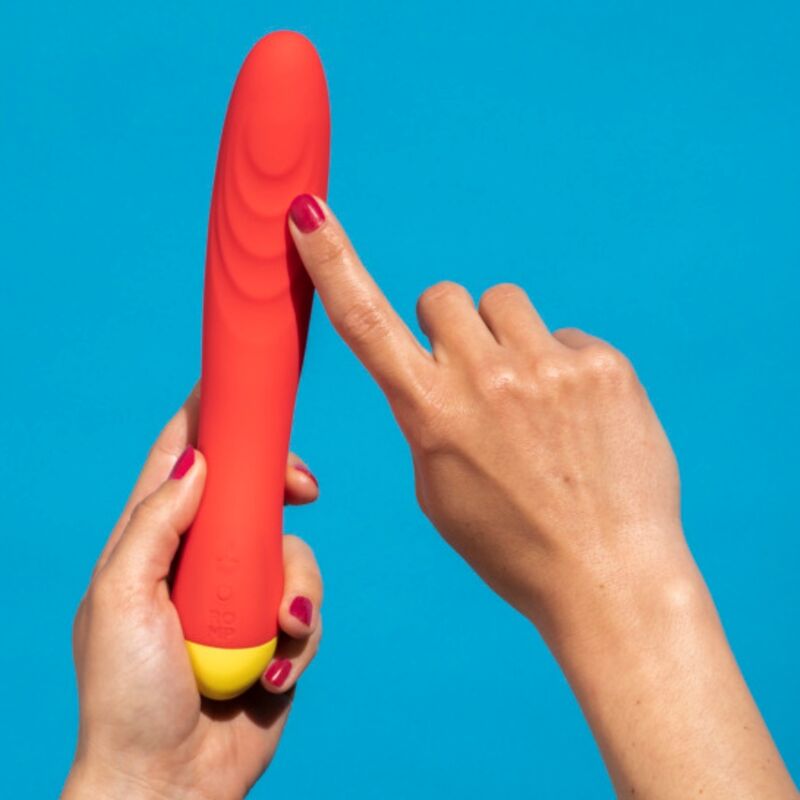 ROMP - HYPE VIBRADOR PUNTO G MULTIFUNCIÓN ROJO - Imagen 3