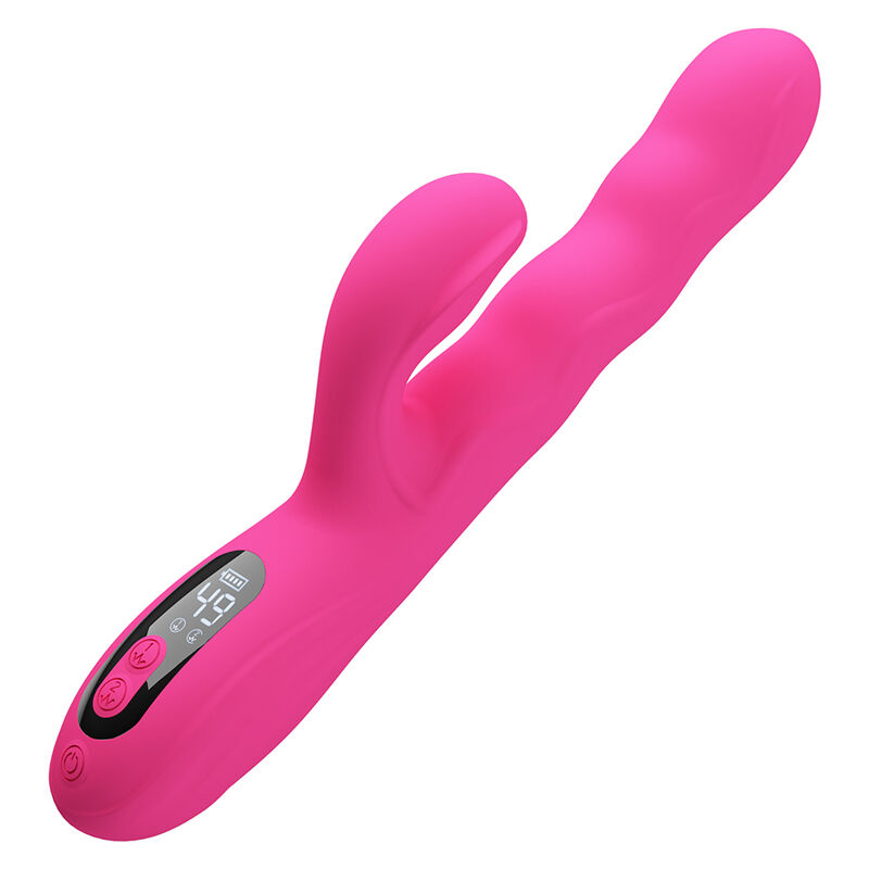 PRETTY LOVE - WINTERS VIBRADOR RABBIT MULTIFUNCIÓN CON PANTALLA LED ROSA - Imagen 4