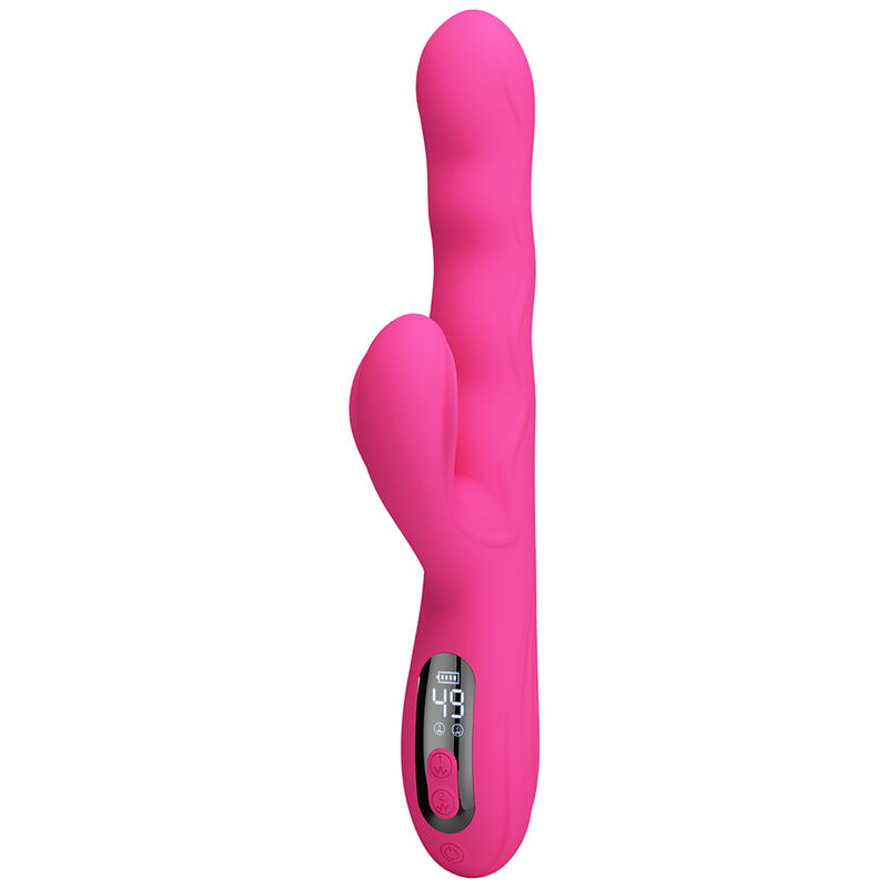 PRETTY LOVE - WINTERS VIBRADOR RABBIT MULTIFUNCIÓN CON PANTALLA LED ROSA - Imagen 5