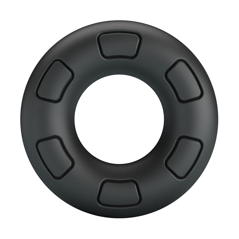 CRAZY BULL - BERTRAM ANILLO PARA PENE SUPER SOFT SILICONA NEGRO - Imagen 8