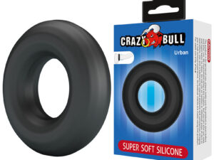 CRAZY BULL - URBAN ANILLO PARA PENE SILICONA SUPER SOFT NEGRO
