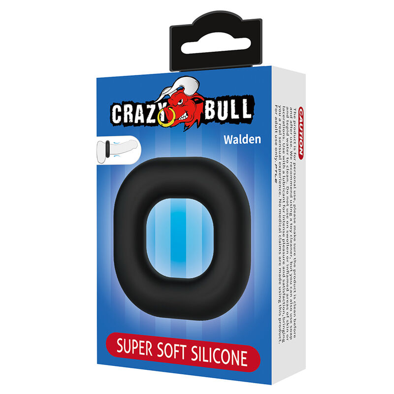 CRAZY BULL - WALDEN ANILLO PARA PENE SUPER SOFT SILICONA NEGRO - Imagen 3