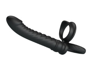PRETTY LOVE - MERRITT VIBRADOR ANAL CON ANILLO Y VIBRACIÓN NEGRO