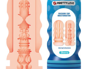 PRETTY LOVE - SHERRY MASTURBADOR VAGINA CON VENTOSA Y TEXTURAS INTERNAS