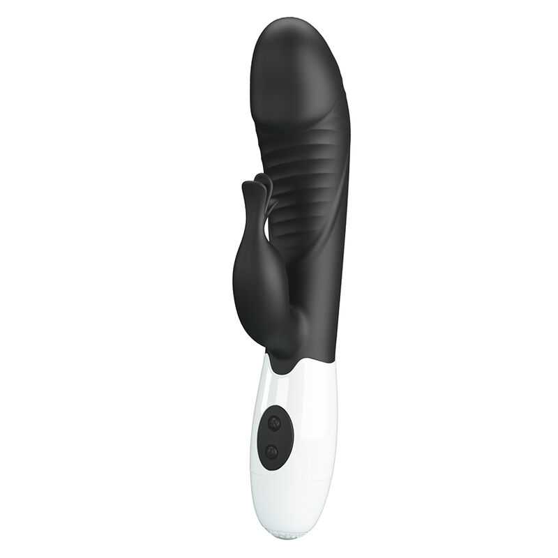 PRETTY LOVE - ROGUE MUSE VIBRADOR RABBIT 30 FUNCIONES NEGRO - Imagen 3
