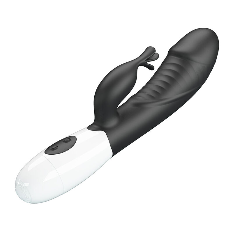 PRETTY LOVE - ROGUE MUSE VIBRADOR RABBIT 30 FUNCIONES NEGRO - Imagen 5