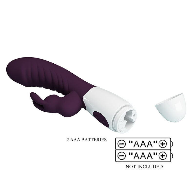 PRETTY LOVE - NAUGHTY BUNNY VIBRADOR RABBIT 30 FUNCIONES MORADO - Imagen 7