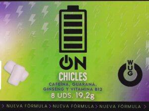 WUG On – Energía inmediata en formato chicle BLISTER 8 UDS