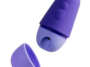 ROMP - FREE X ESTIMULADOR DE CLÍTORIS CON TAPA 10 NIVELES RECARGABLE MORADO