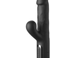 FETISH FANTASY SERIES - VIBRADOR RABBIT SONIX SILICONE THRUSTER NEGRO