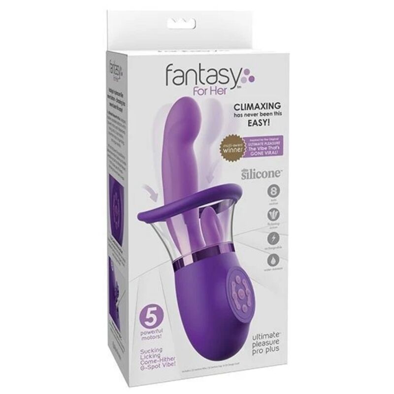 FANTASY FOR HER - VIBRADOR RABBIT ULTIMATE PLEASURE PRO PLUS MORADO - Imagen 2