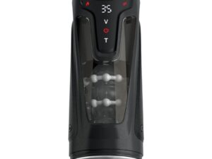 PDX ELITE - MASTURBADOR AUTOMÁTICO MOTO-BATOR PRO THRUSTING STROKER VIBRADOR Y CALOR 26.5 CM